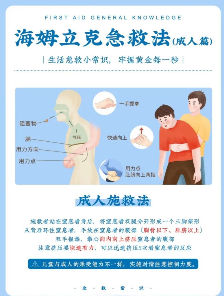 「人人都应学会的：海姆立克急救法」