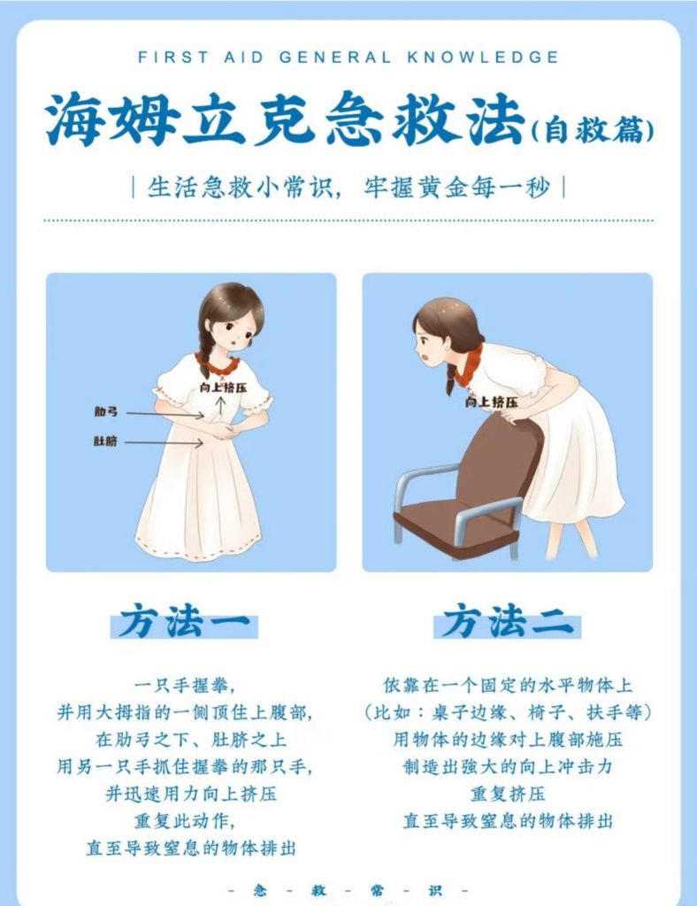 「人人都应学会的：海姆立克急救法」