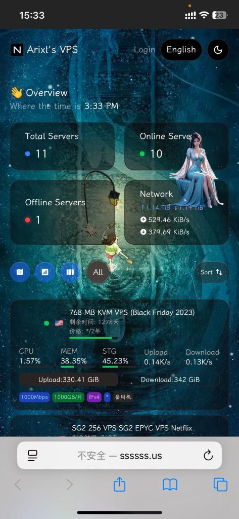 哪吒监控自定义代码 - 自用备份